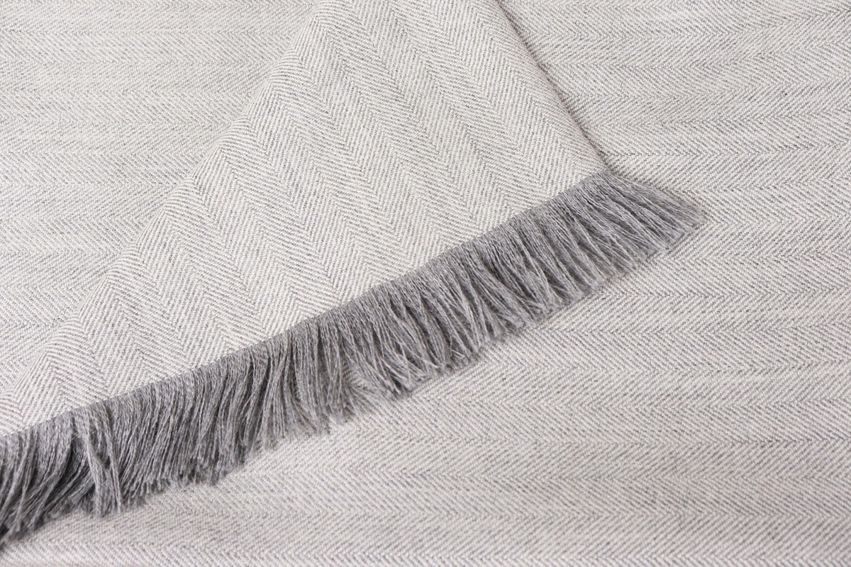 100% Alpaca Wool Throw Blanket