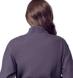 Knee-Length Waffle Robe for Women