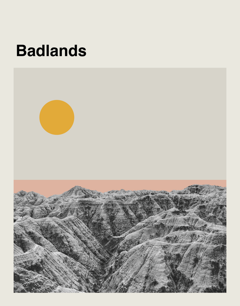 Badlands National Park Print