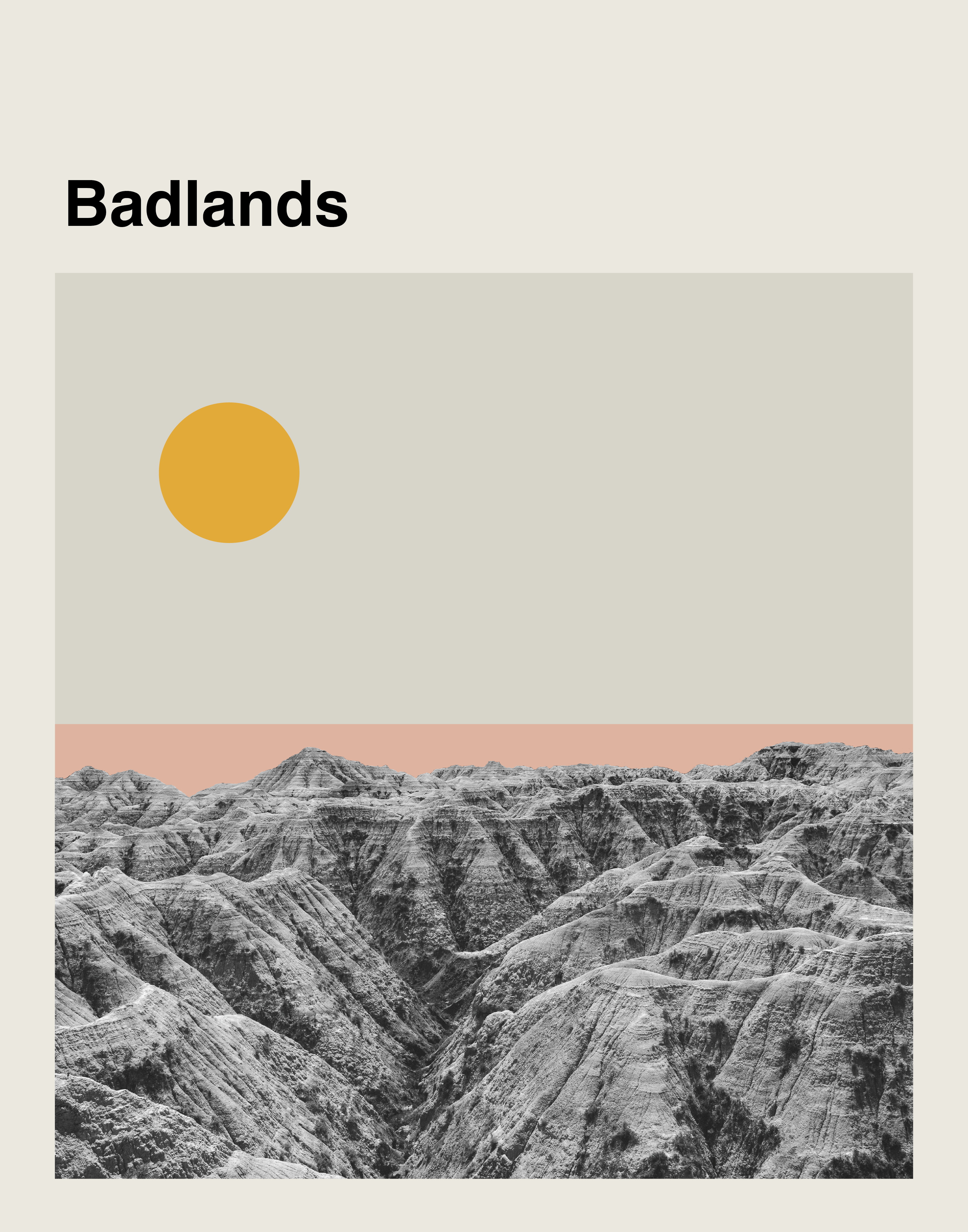 Badlands National Park Print