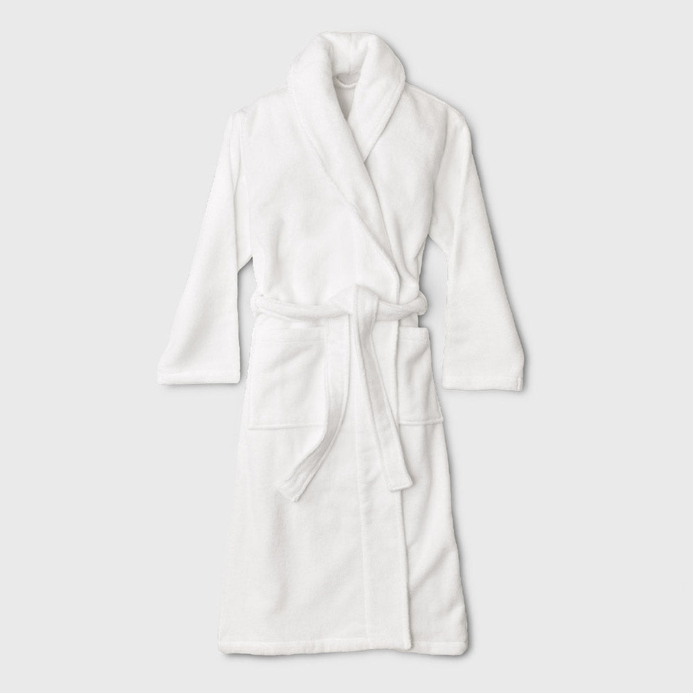 Organic Cotton White Bathrobe