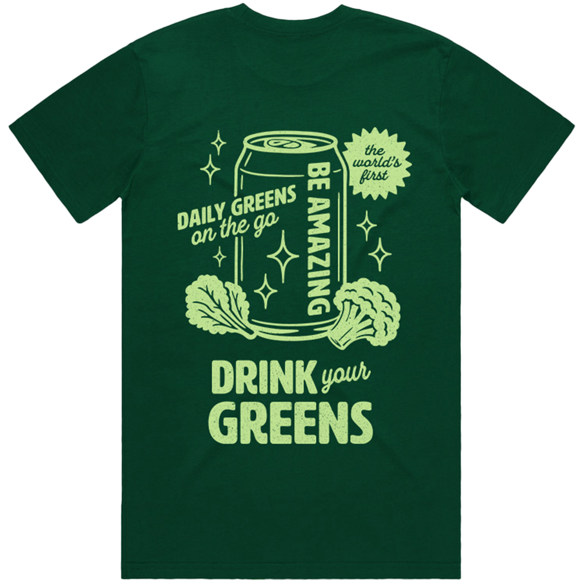 Drink Your Greens Tee - WONDERWALL