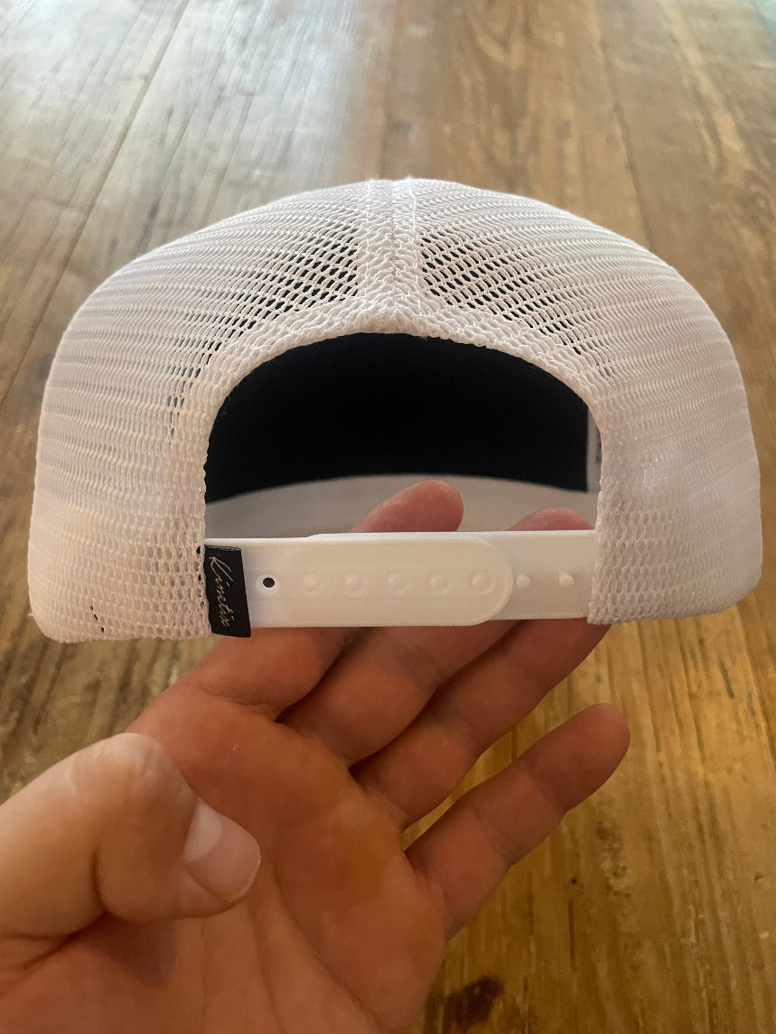 KX Palm Thunder Trucker Hat (Black with White patch)