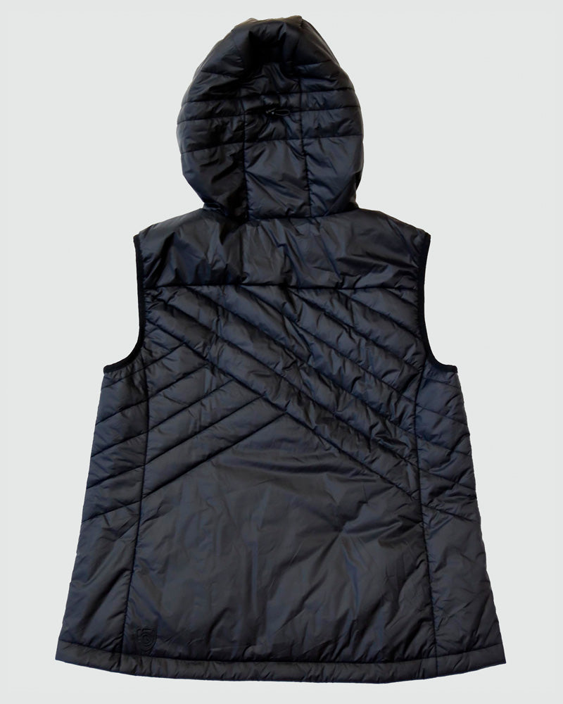 Powerstripe Eco - Friendly Down Hooded Vest
