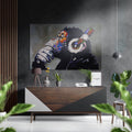 WONDERWALL ‘L’Atelier Fun Collection’ Ape the Thinker Brushed Aluminum Dibond Wall Art