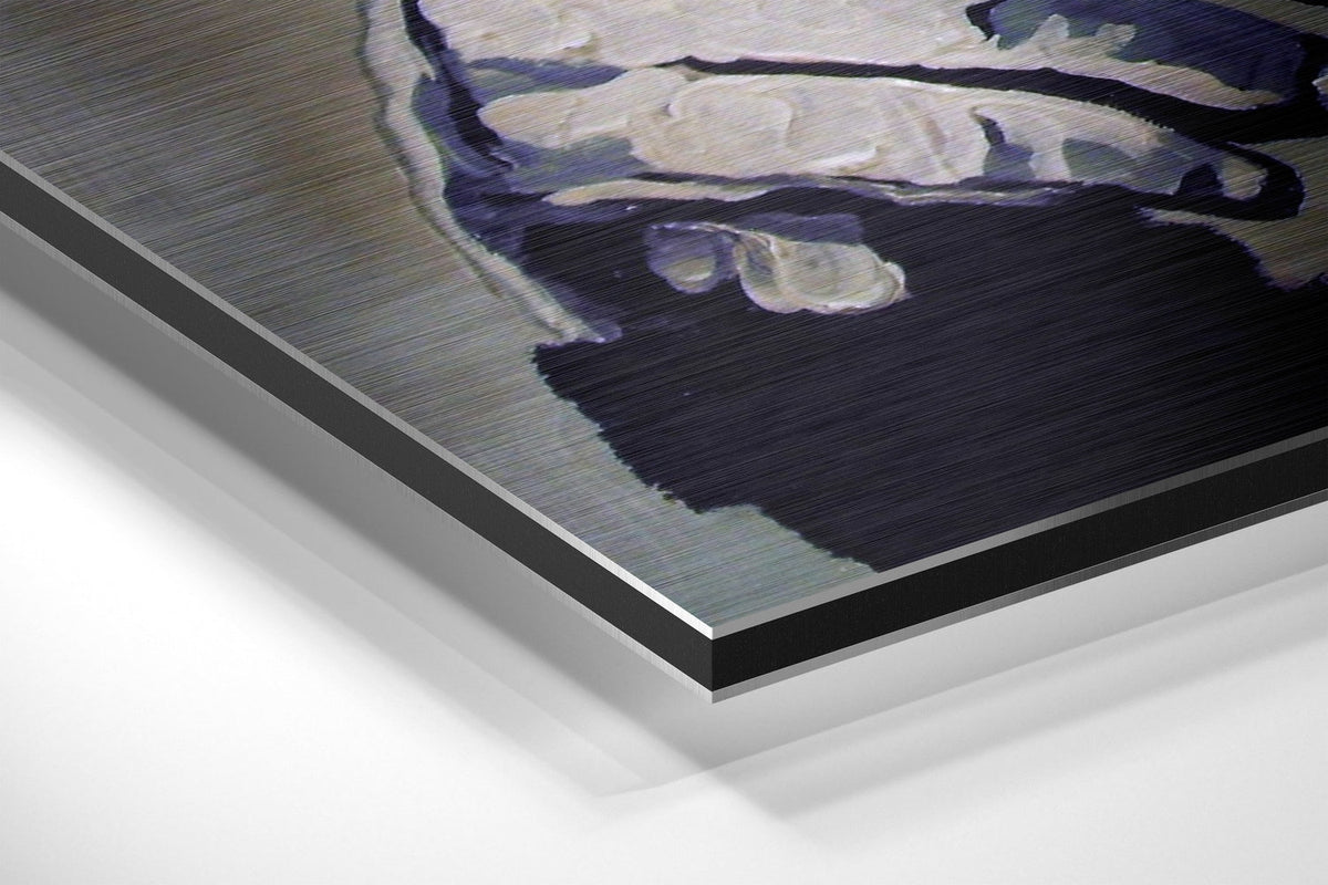 WONDERWALL ‘L’Atelier Fun Collection’ Ape the Thinker Brushed Aluminum Dibond Wall Art