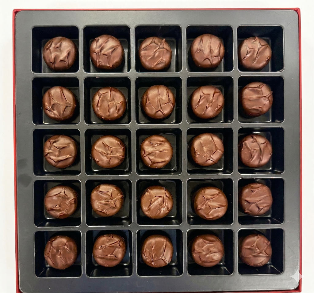 Andy Anand Sugar - Free Vanilla Butter Cream Dark Chocolates, 25 pc – Diabetic - Friendly, Keto, Gluten - Free, Birthday & Valentine's Gift Box