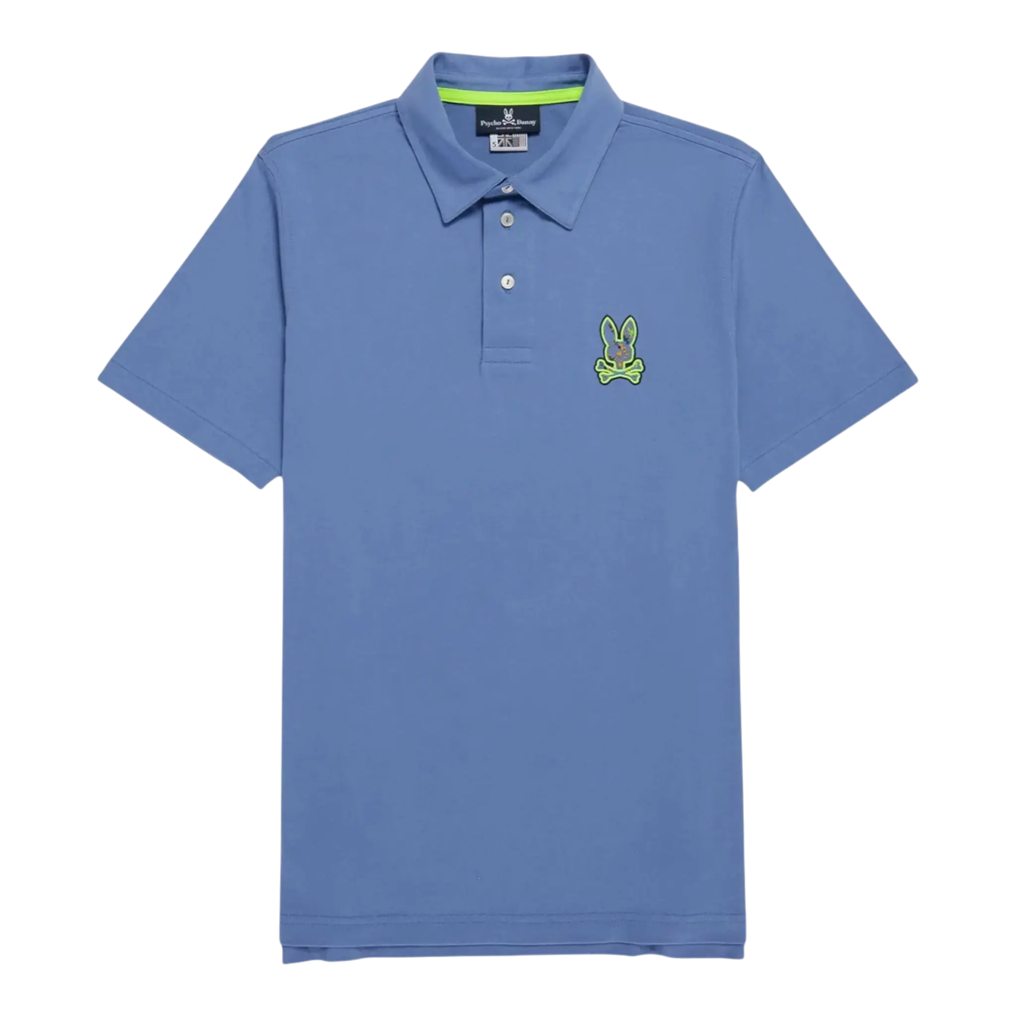 Psycho Bunny Waverly Jersey Bunny Logo Men Polo Shirt Bal Harbour