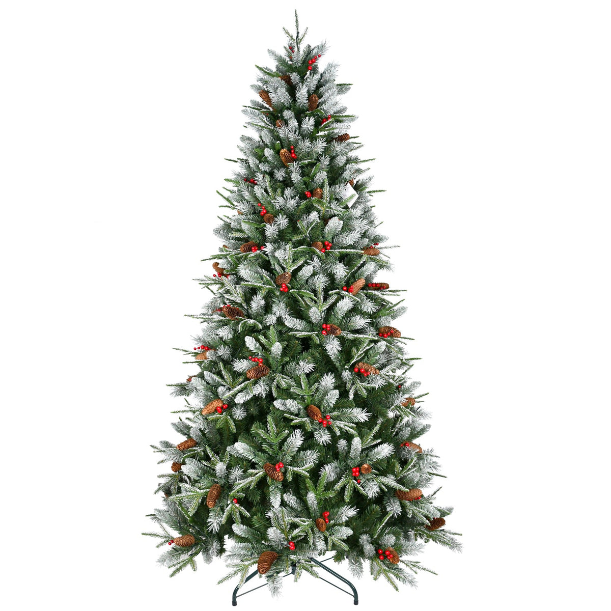 WONDERWALL ‘Noël DuBois’ 4 ft Artificial Christmas Tree – Green / White