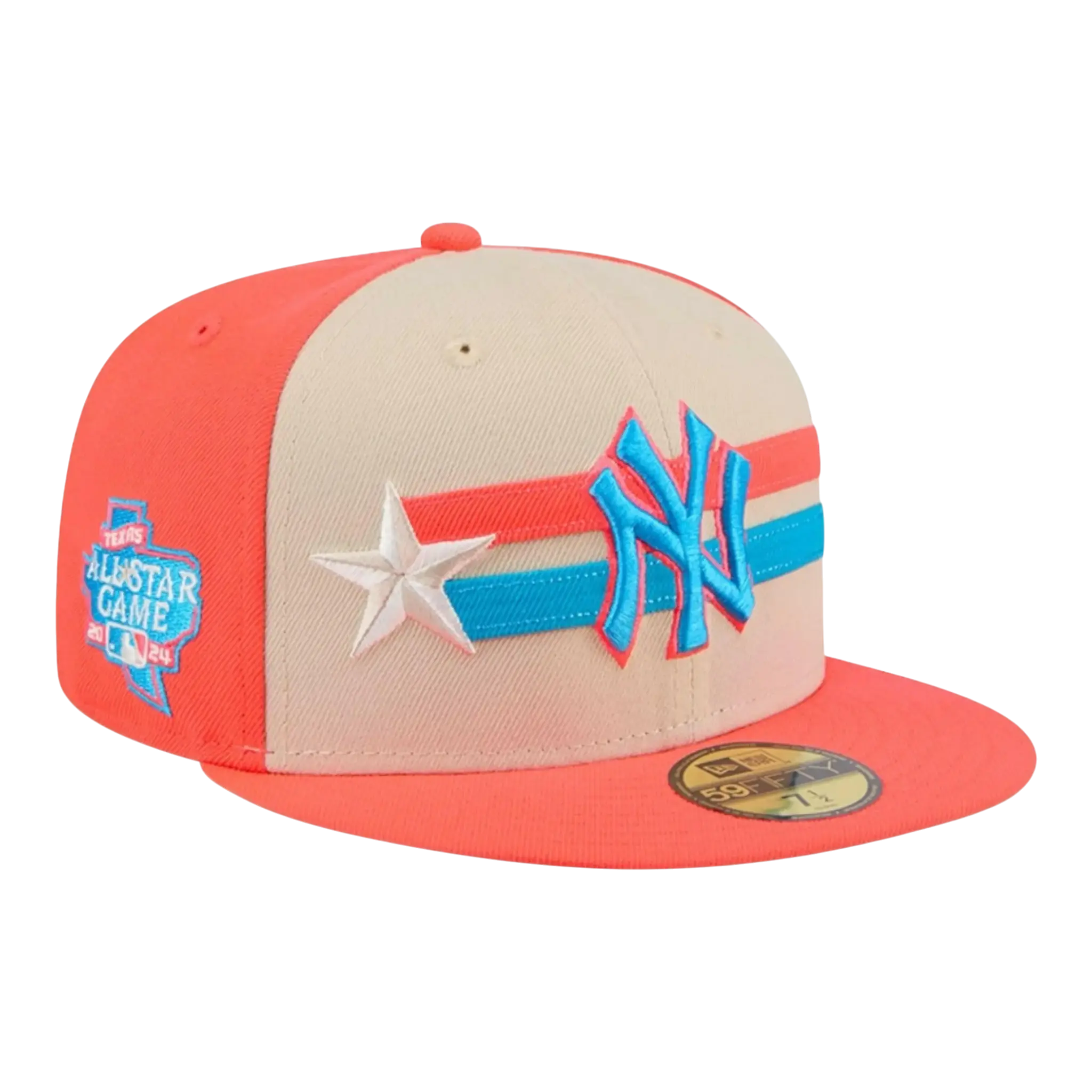 New Era 59Fifty MLB New York Yankees 2024 All Star Game Fitted Hat Orange/Tan/Blue