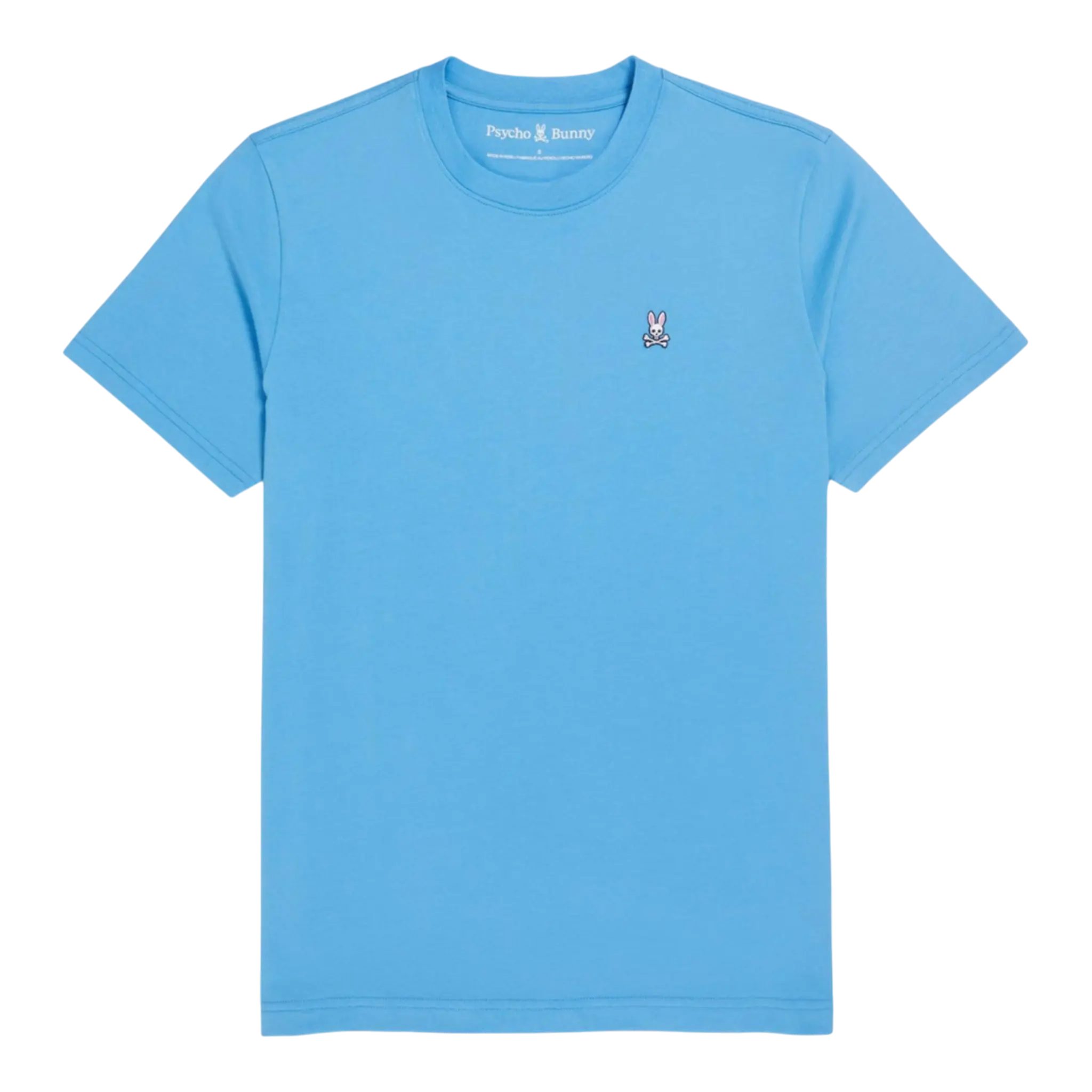 Psycho Bunny Classic Crew Neck Men Big and Tall T-Shirt Cool Blue