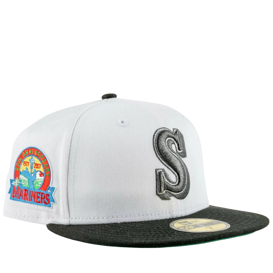 New Era 59Fifty Seattle Mariners 30th Anniversary Family Nights Pack Fitted Hat White/Black