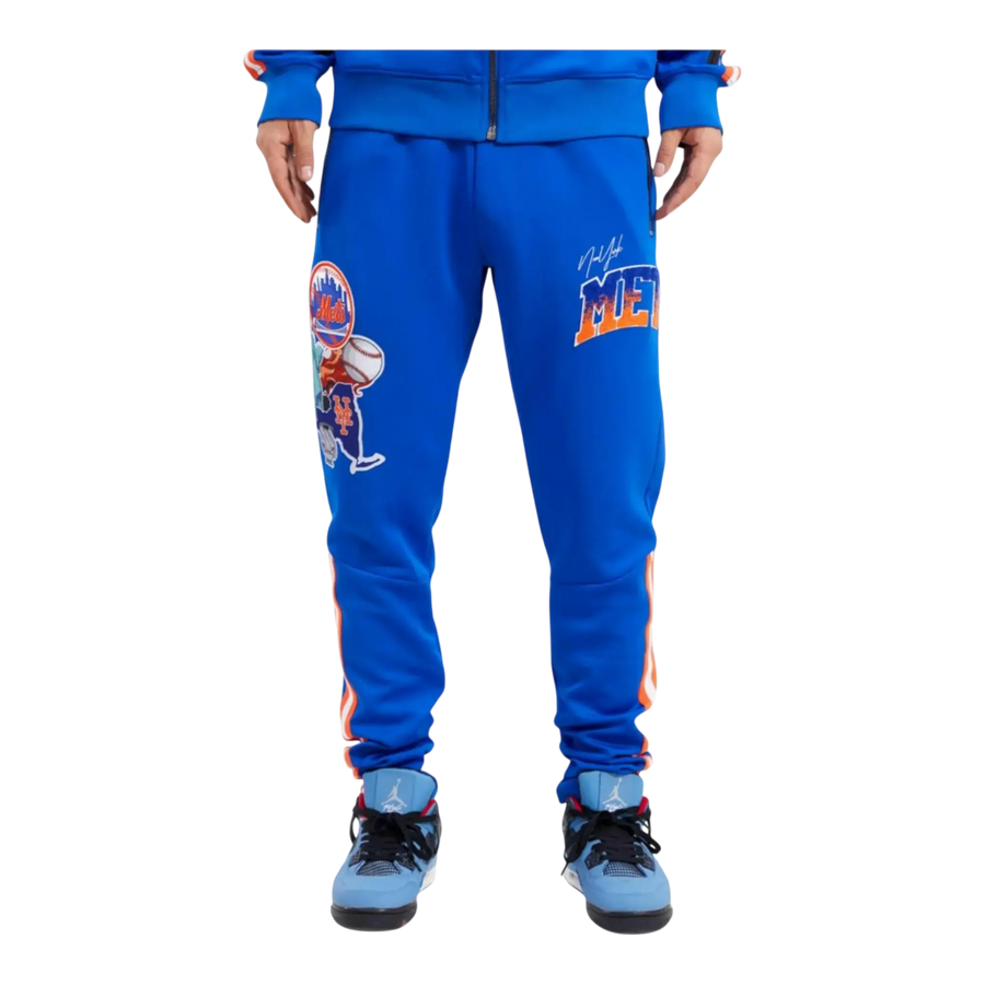 Pro Standard New York Mets Home Town Men Track Pants Royal Blue