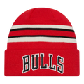 New Era Retro Cuff Knit Chicago Bulls Beanie Red Beanie