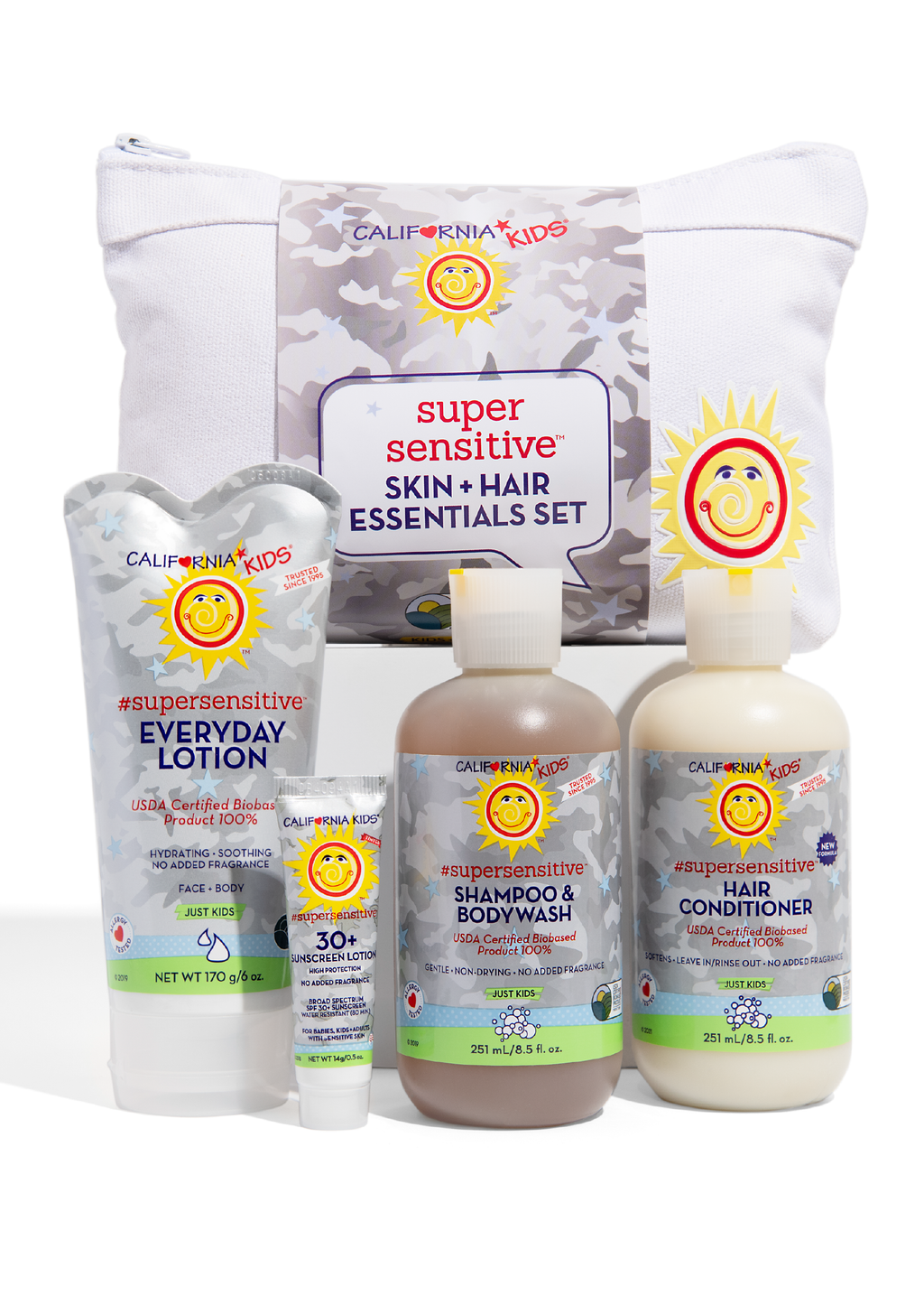 California Kids® #supersensitive™ Essentials Set - WONDERWALL