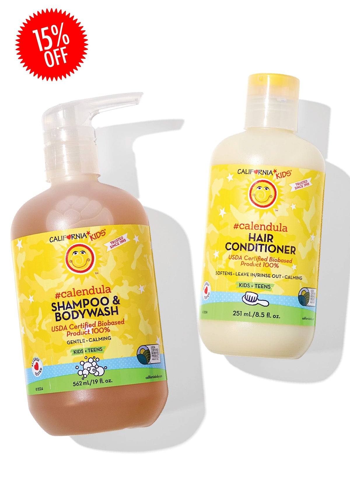 Kids #Calendula™ Shampoo + Conditioner Bundle - WONDERWALL