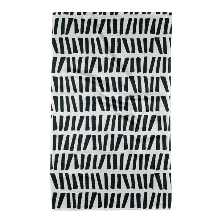 'All Lined Up' Kitchen Tea Towel (18"x30")
