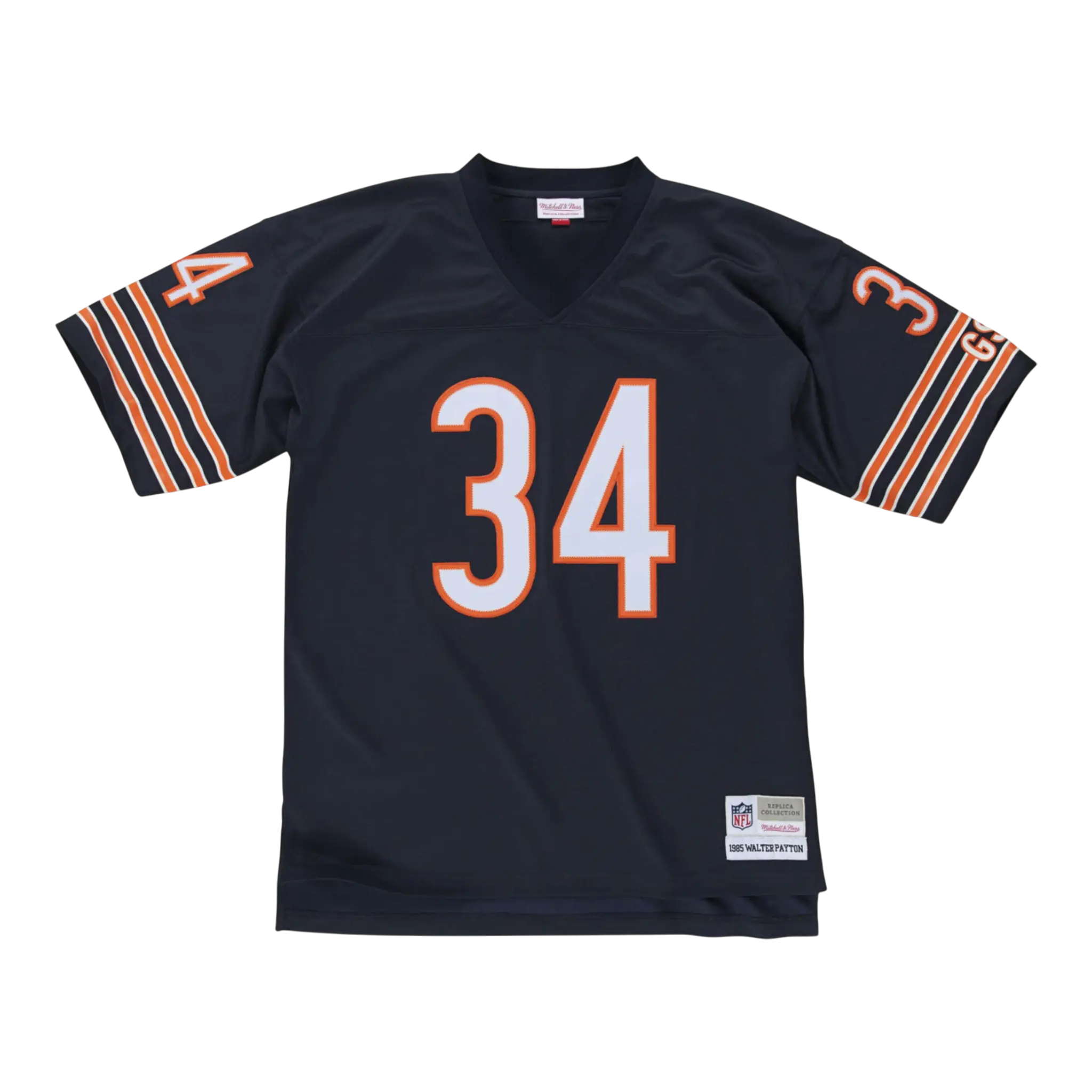 Mitchell & Ness Legacy Chicago Bears 1985 Walter Payton Men Jersey Navy/White/Orange