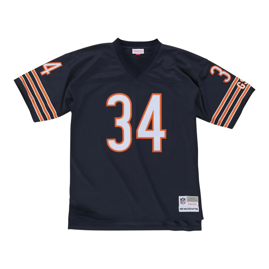 Mitchell & Ness Legacy Chicago Bears 1985 Walter Payton Men Jersey Navy/White/Orange