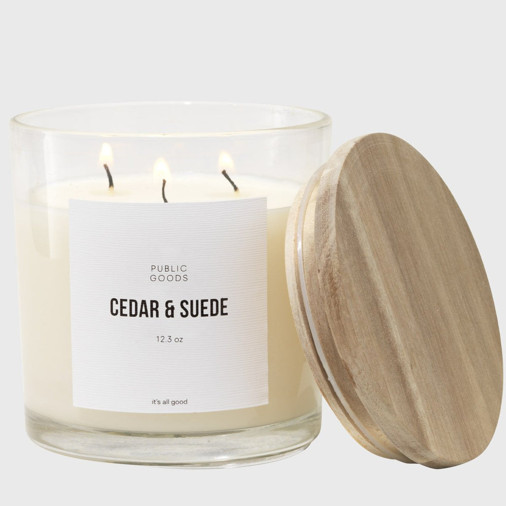 Cedar & Suede Soy Candle