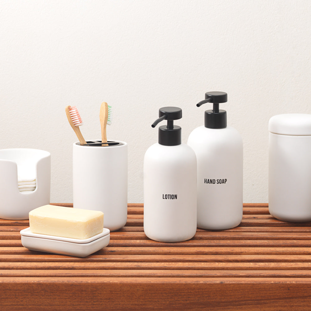 Stoneware Lotion Dispenser