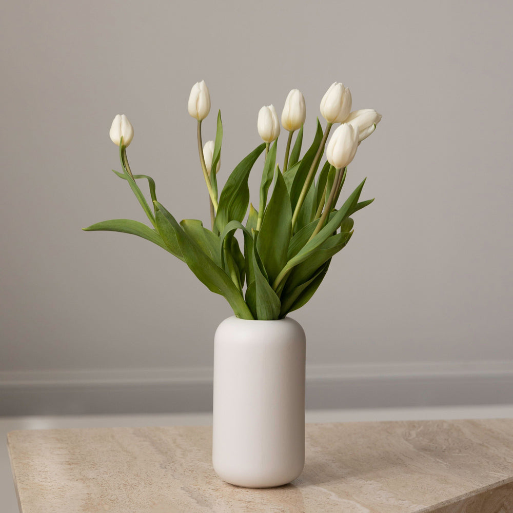 Tall Stoneware Vase