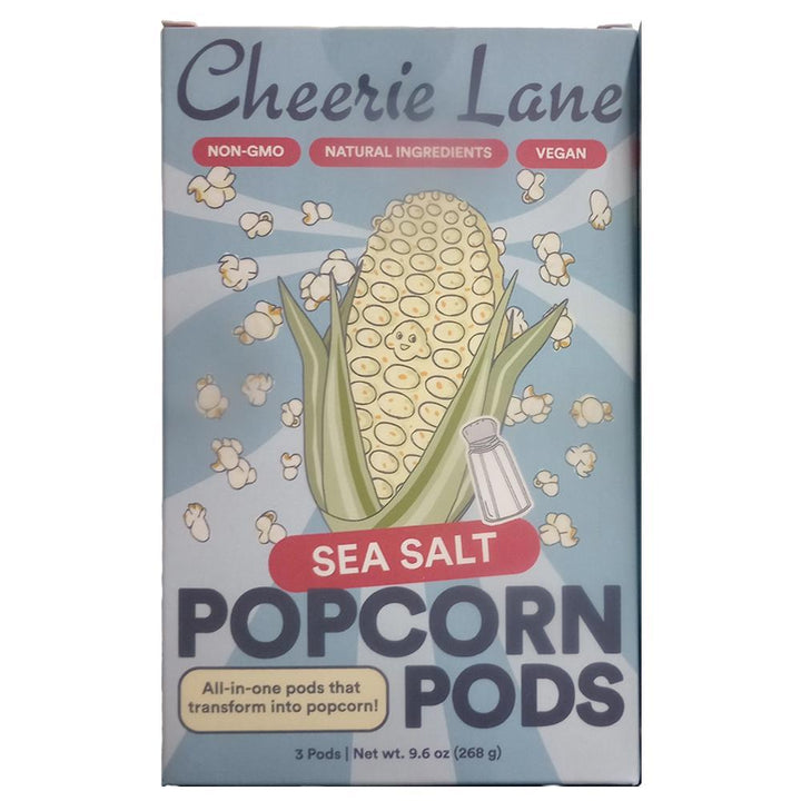 'Sea Salt' Popcorn Pods (3CT)