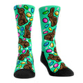 Chocolate Bunnies Crew Socks