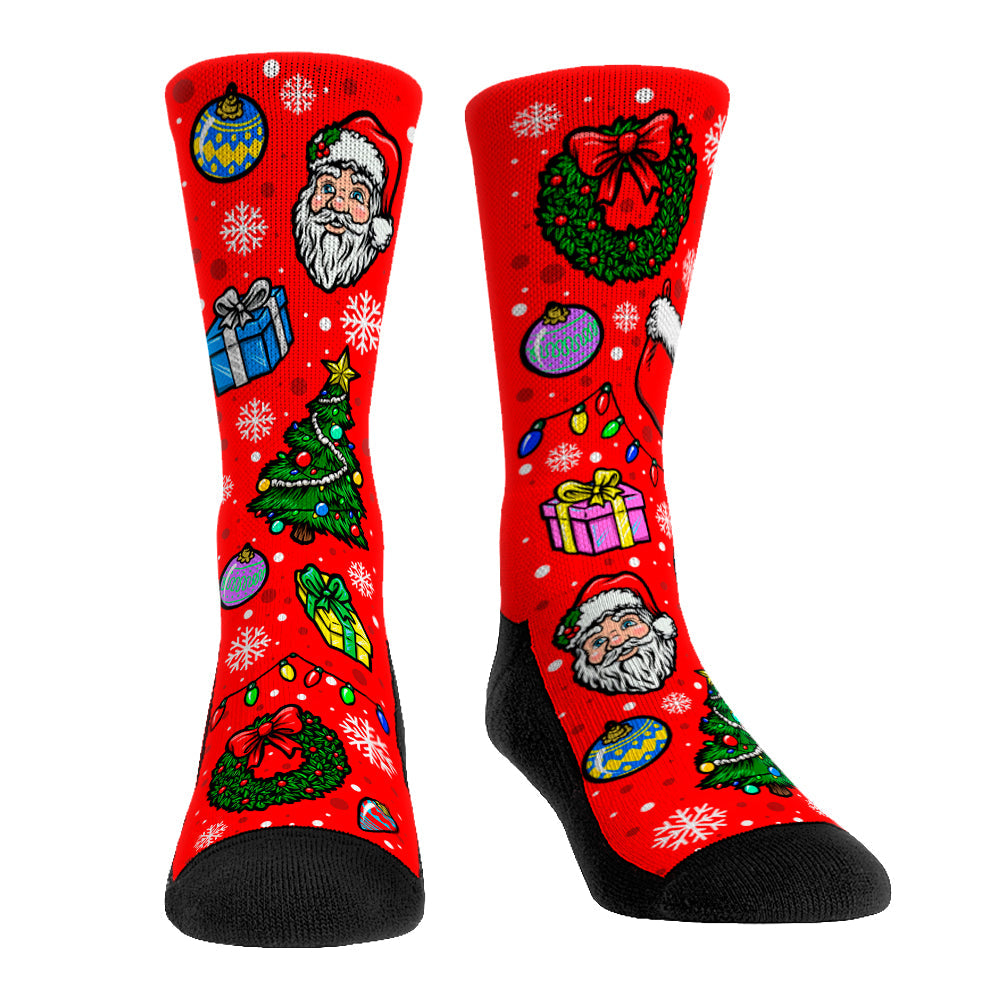 Christmas All-Over Crew Socks