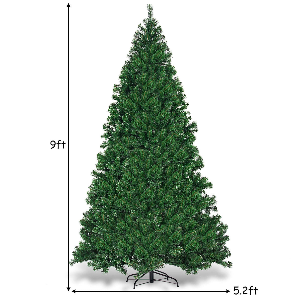 WONDERWALL ‘Noël DuBois’ 9 ft Pre-Lit Artificial Christmas Tree with 700 Warm White LEDs