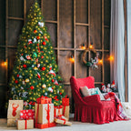 WONDERWALL ‘Noël DuBois’ 9 ft Pre-Lit Artificial Christmas Tree with 700 Warm White LEDs