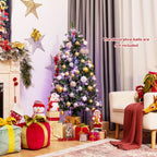 WONDERWALL ‘Noël DuBois’ Multicolor Fiber-Optic Artificial Christmas Tree — Multiple Sizes