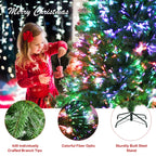WONDERWALL ‘Noël DuBois’ Multicolor Fiber-Optic Artificial Christmas Tree — Multiple Sizes