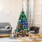 WONDERWALL ‘Noël DuBois’ Multicolor Fiber-Optic Artificial Christmas Tree — Multiple Sizes