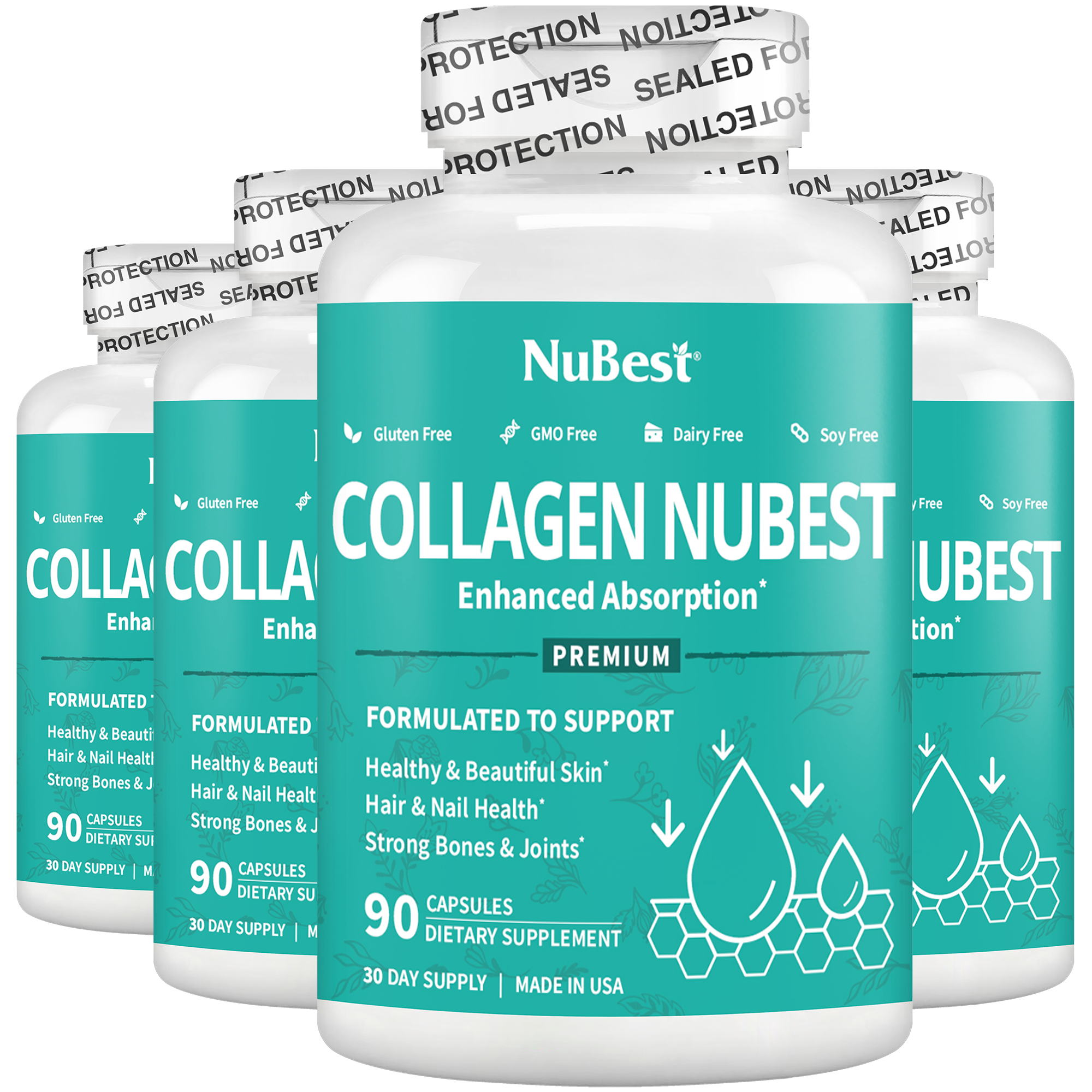 Collagen NuBest, Healthy Skin, Hair & Nails, 90 Capsules by NuBest Nutrition®