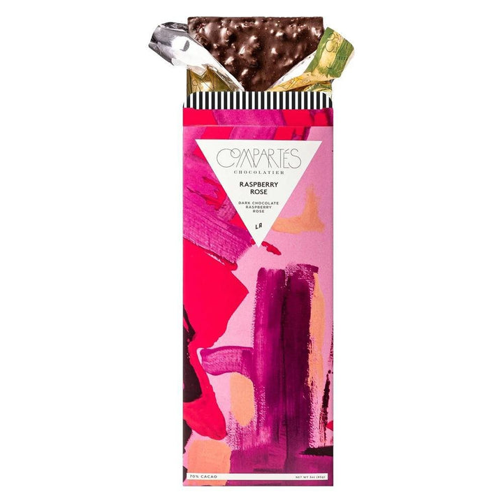 'Raspberry Rose' Dark Chocolate w/ Raspberry & Rose (3OZ | 70%)