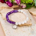 Pure Luck - Horseshoe Amethyst Bracelet - WONDERWALL