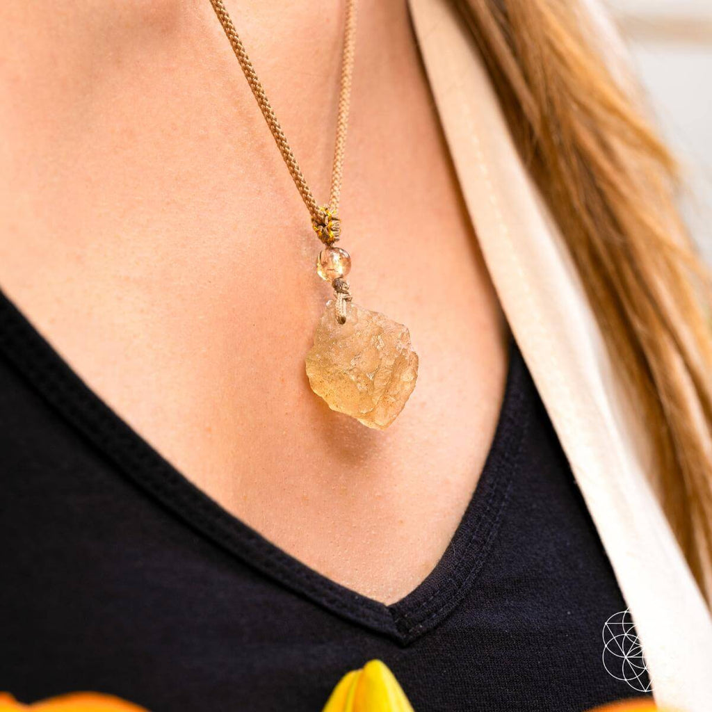 The Destiny Relic – Libyan Desert Glass Pendant - WONDERWALL