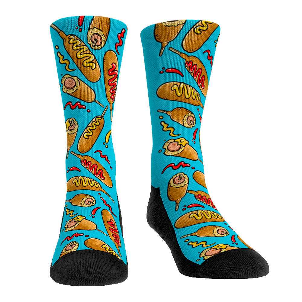 Corn Dogs Crew Socks