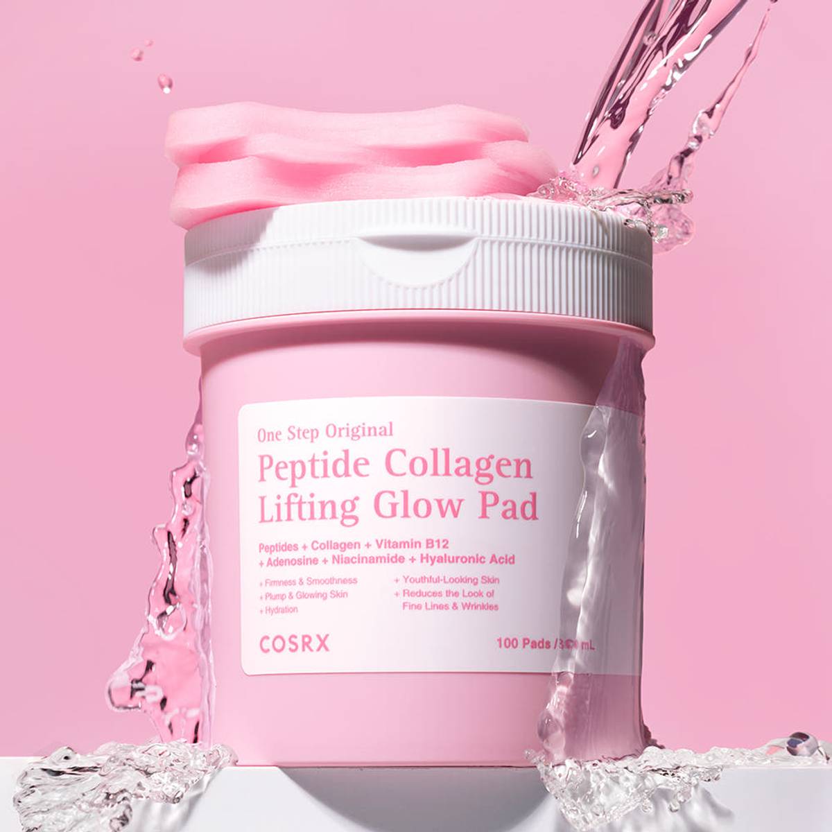 COSRX One Step Original Peptide Collagen Lifting Glow Pad 300ml/100ea