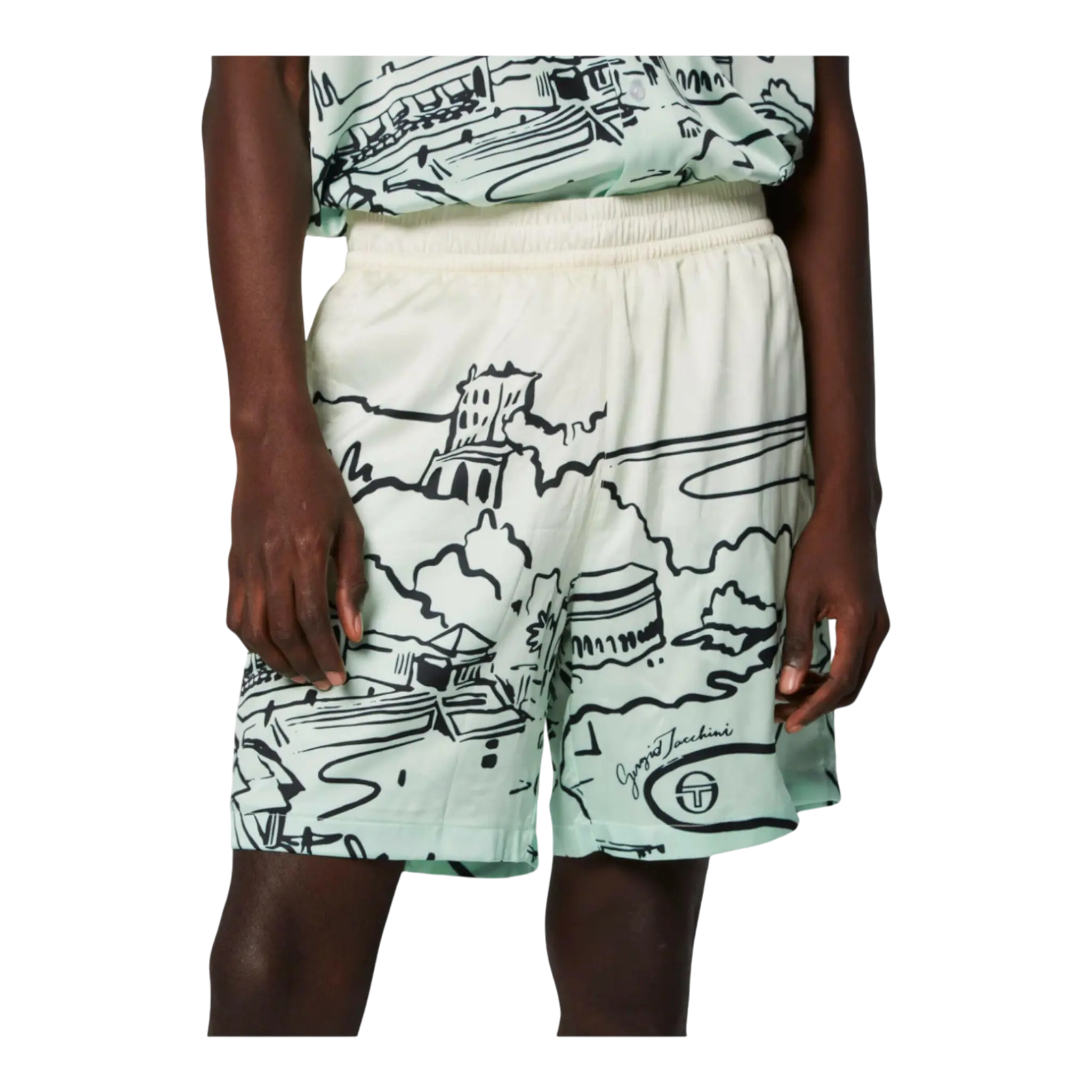 Sergio Tacchini Monte Carlo Cabana Men Shorts Multi/Multi
