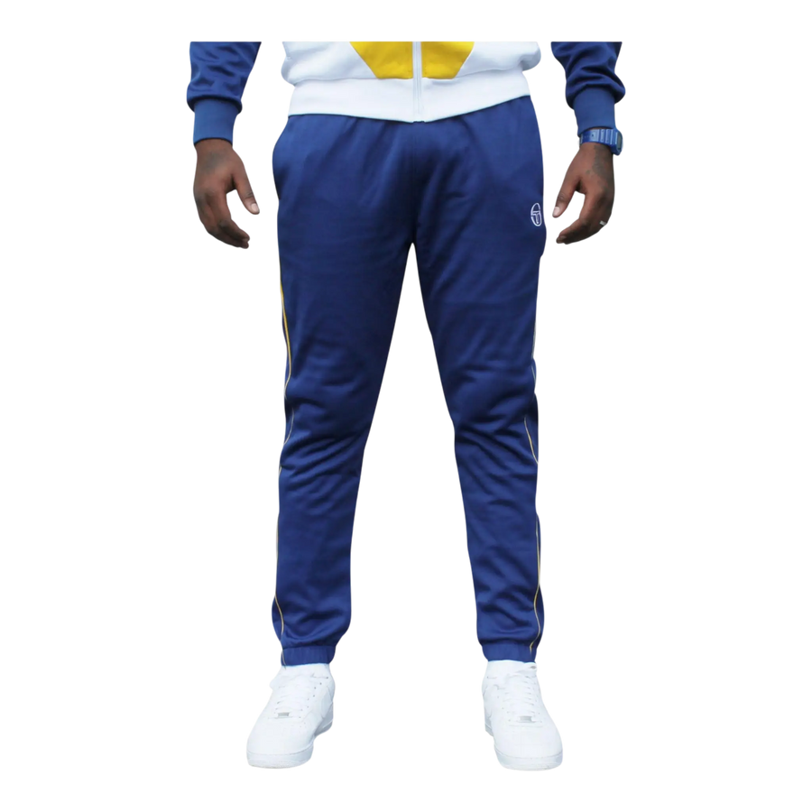 Sergio Tacchini Ascot Archivio Men Track Pants Vintage Blue/Sulfer