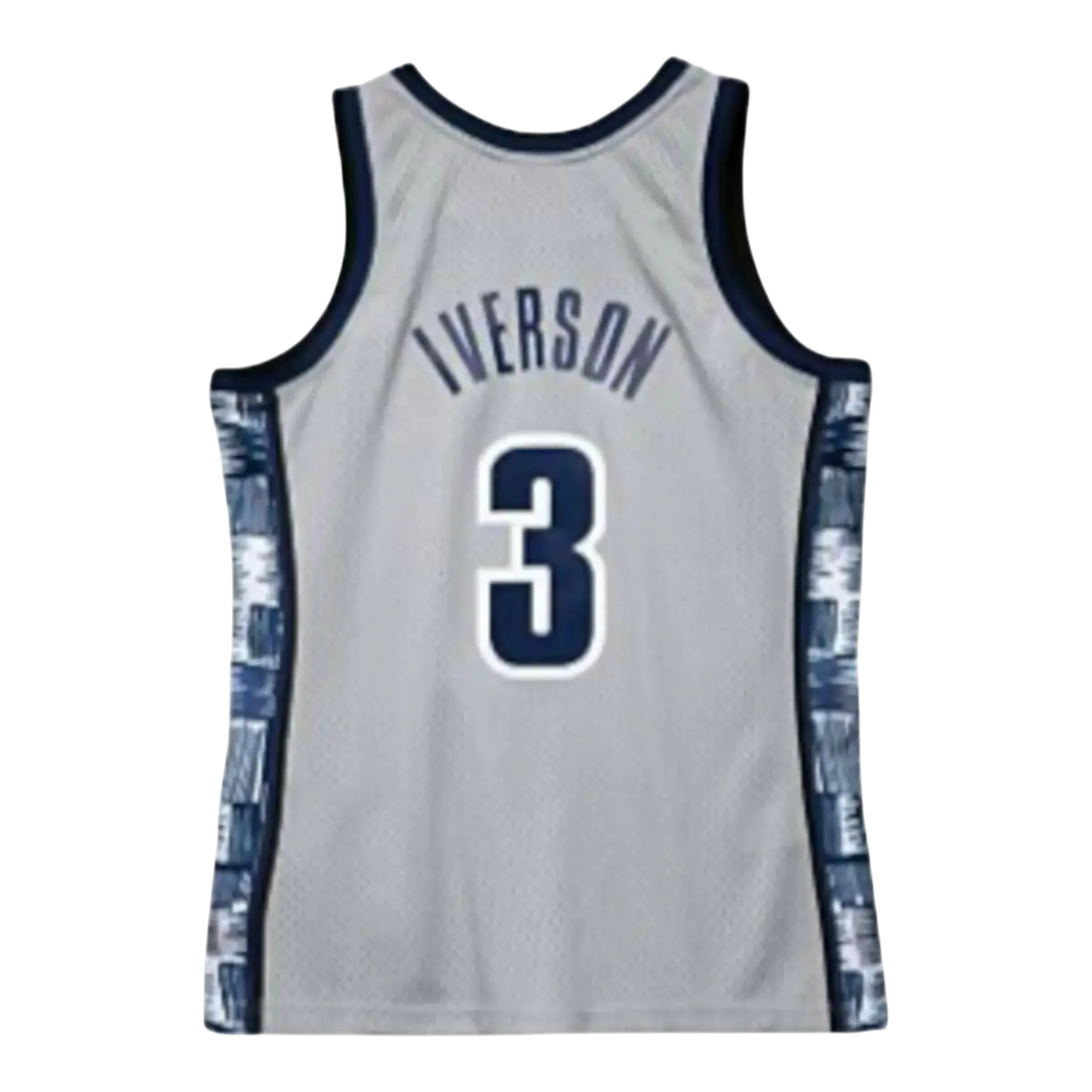 Mitchell & Ness Swingman Georgetown University 1995-96 Allen Iverson Men Jersey Grey/Navy/White