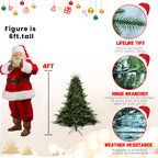 WONDERWALL ‘Noël DuBois’ 5 ft Artificial Christmas Tree – Green