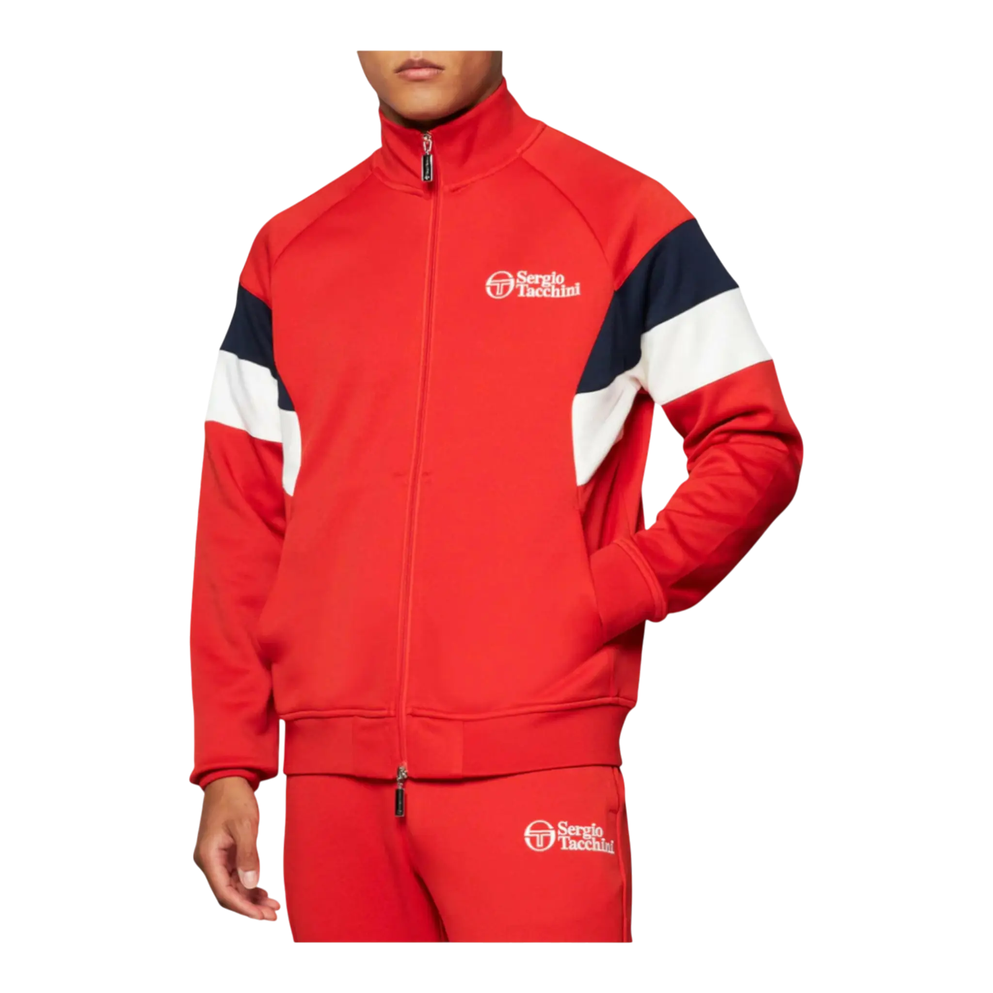 Sergio Tacchini Pero Men Track Jacket Poinciana