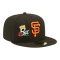 New Era San Francisco Giants Crown Champs WS Men Fitted Hat Black
