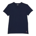 Psycho Bunny Classic V-Neck Men Tee Shirt Heather Corallo