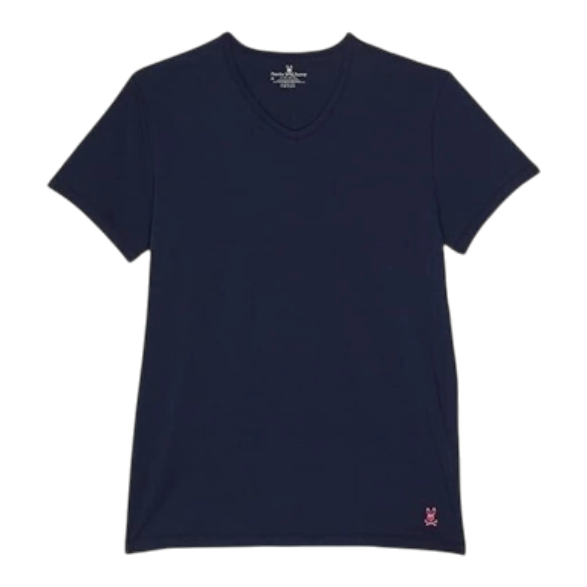 Psycho Bunny Classic V-Neck Men Tee Shirt Heather Corallo
