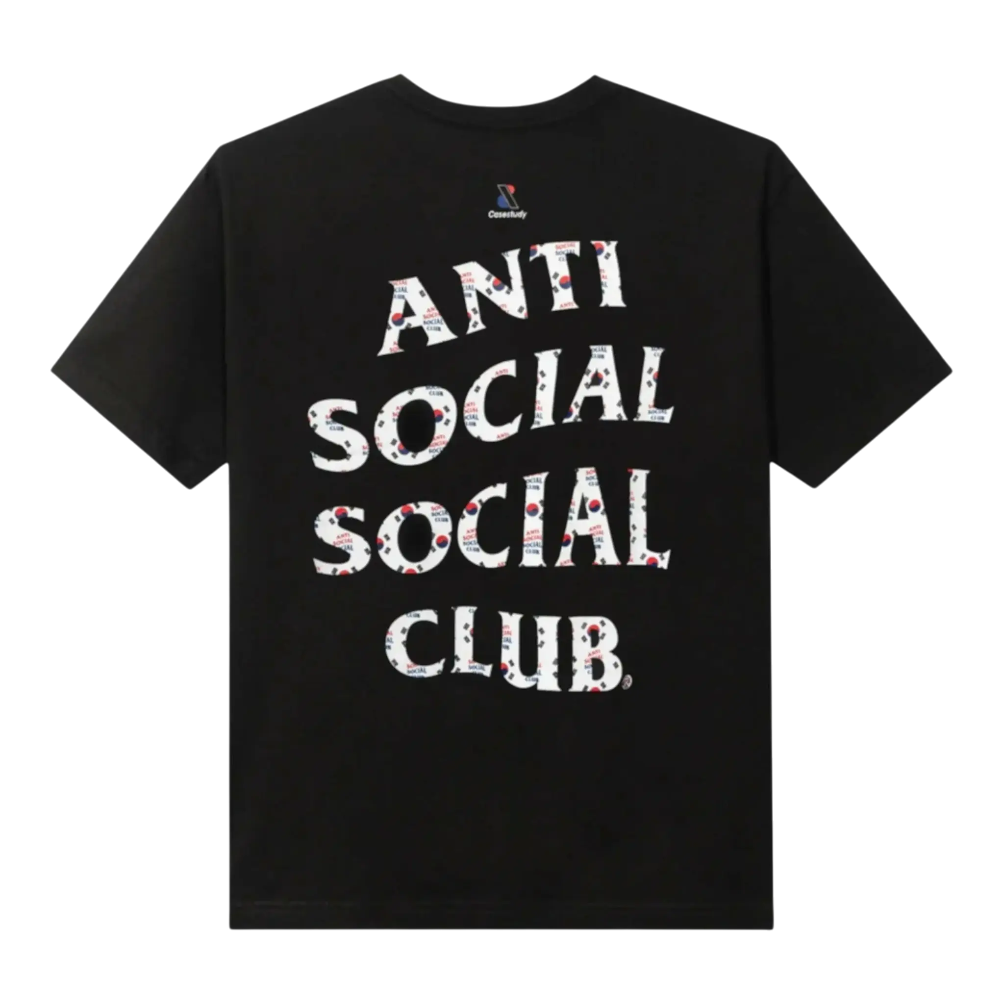 Anti Social Social Club ASSC x Case Study Flag Men T-Shirt Black