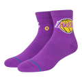Stance Lakers ST Qtr Unisex Ankle Socks Purple